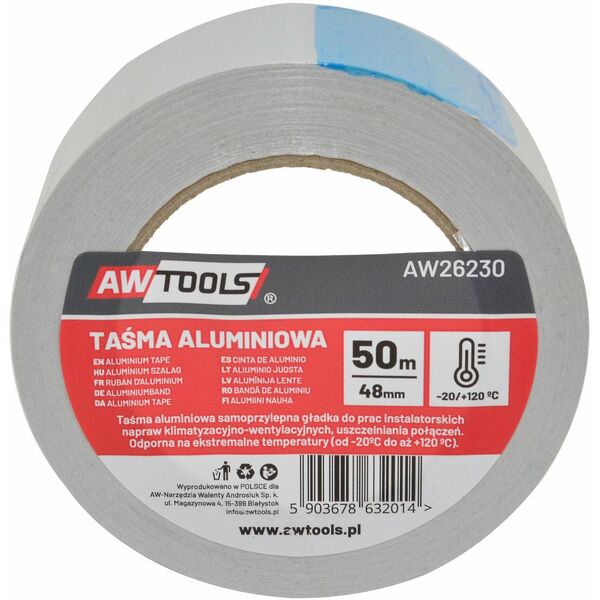 AWTOOLS TAŚMA ALUMINIOWA 48*50m