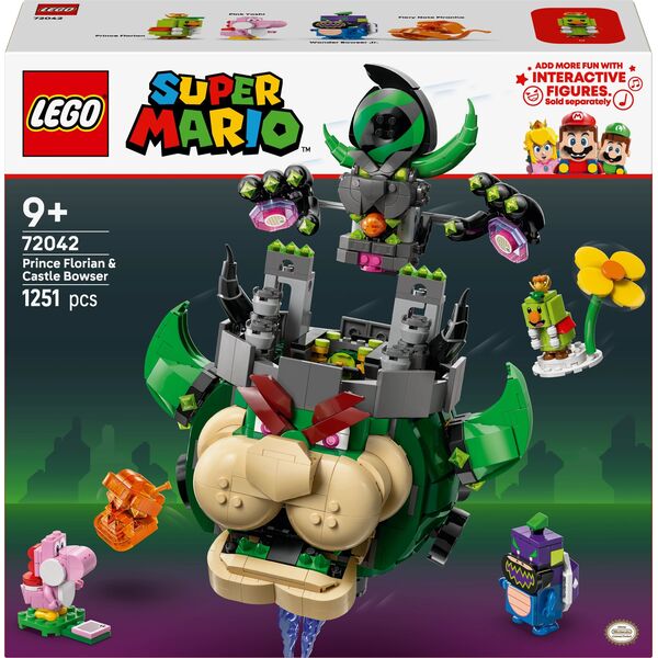 Super Mario Prince Florian i Castle Bowser (72042)