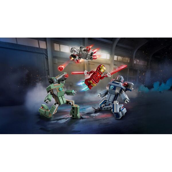 Marvel Iron Man i War Machine kontra drony Hammera (76320)