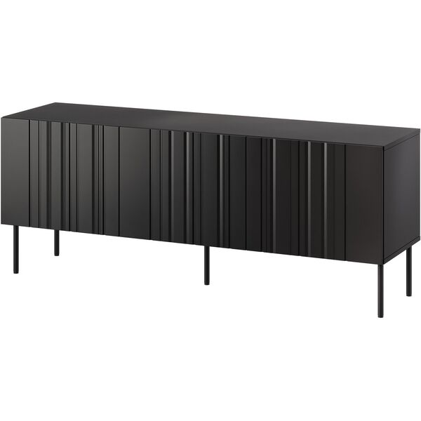Szafka RTV ISLA 150,5x40x60 czarny mat