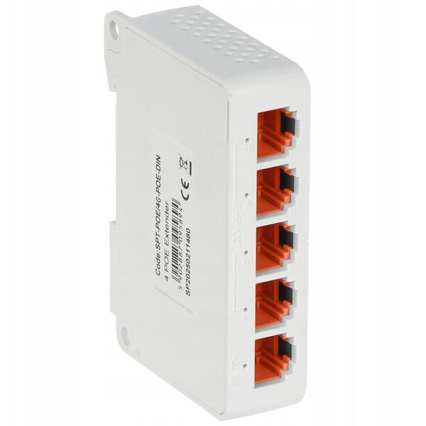 SWITCH POE / EXTENDER SPT-POE/4G-POE-DIN 5-PORTOWY DELTA NETWORK