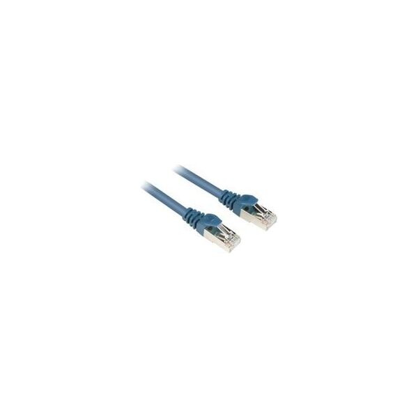 Sharkoon Patchcord CAT.6, SFTP, 1.5m, niebieski (4044951017850)