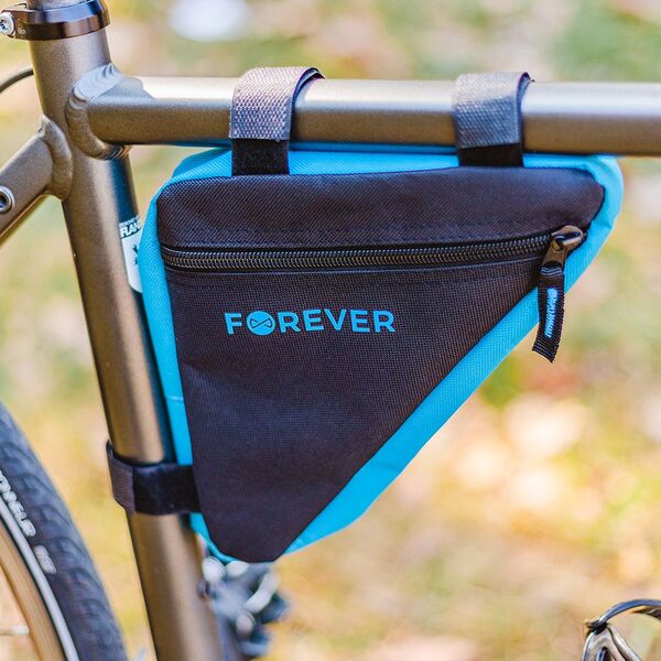 Torba rowerowa pod ramę FB-100 Forever Outdoor czarno-niebieska