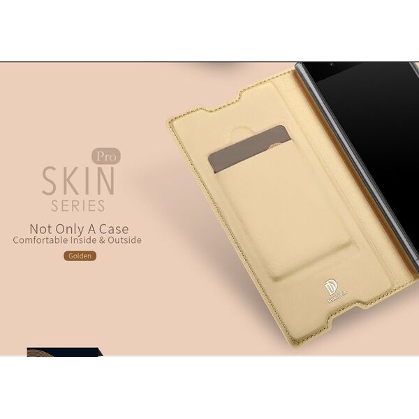 Dux Ducis Etui portfel Dux Ducis skin leather SONY XA1 złoty