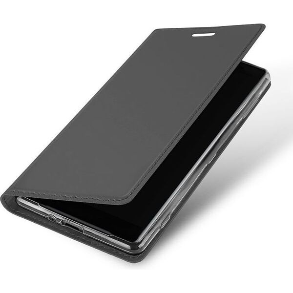 Dux Ducis Etui Dux Ducis skin leather HUAWEI Y7 2018/HONOR 7C szare