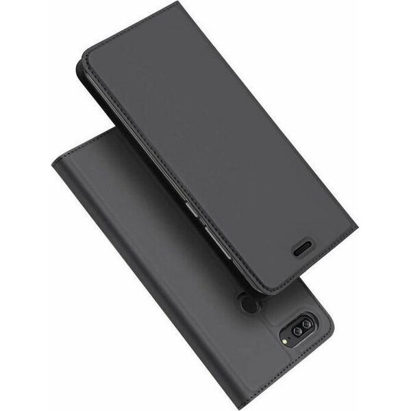 Dux Ducis Etui dux ducis skin leather HUAWEI Y9 2018 szare