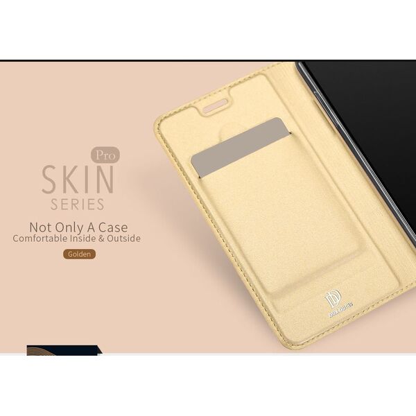 Dux Ducis Etui Skin leather Mate 10 złote