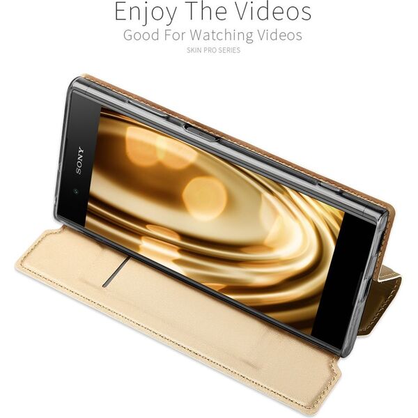 Dux Ducis Etui portfel Dux Ducis skin leather SONY L1 jasny róż