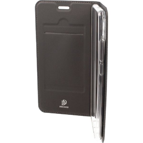 Dux Ducis Etui Dux Ducis skin leather LG Q8 szare