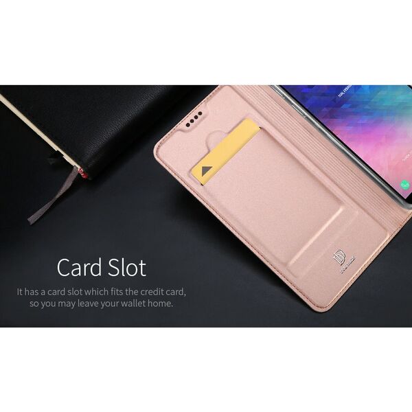 Dux Ducis Skin Leather Iphone XS MAX j. różowe