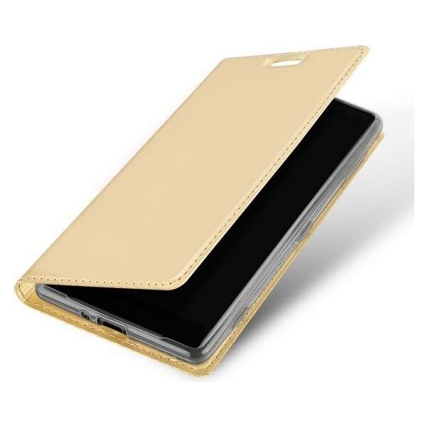 Dux Ducis Etui Dux Ducis skin leather LG Q8 złote