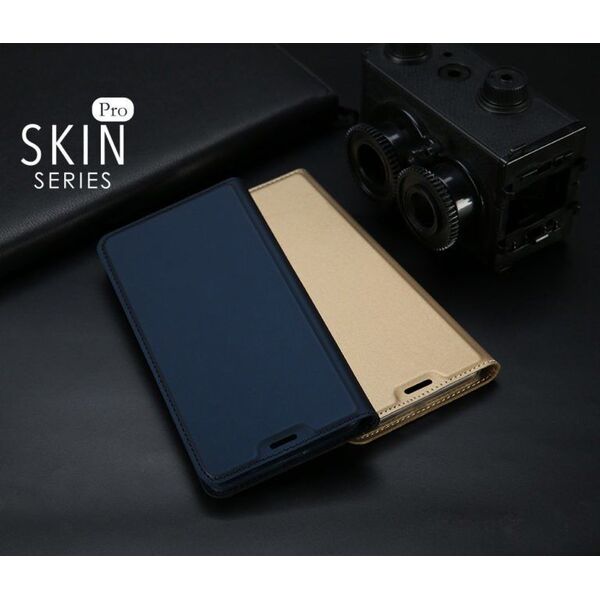 Dux Ducis Etui skin leather Galaxy A30 granatowe