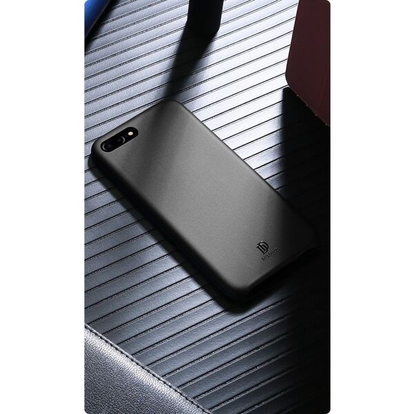 Dux Ducis Dux Ducis Skin Lite case etui pokrowiec ze skóry ekologicznej IPHONE 7+ / 8+ niebieskie uniwersalny