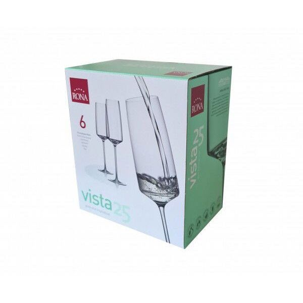 Ποτήρια σαμπάνιας RONA VISTA, 250 ml, 6 τεμ.