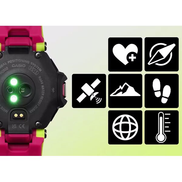 Zegarek G-SHOCK Smartwatch męski Casio GBD-H2000-1AER czarny pasek