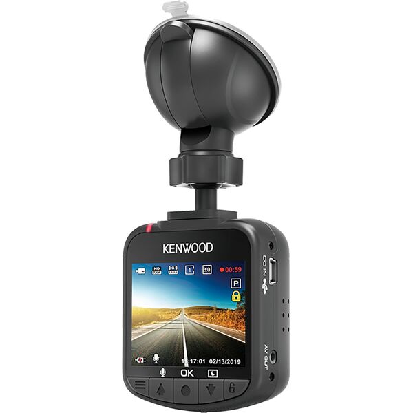 Rejestrator samochodowy Kenwood A100 z 16 GB kartą pamięci detekcją ruchu