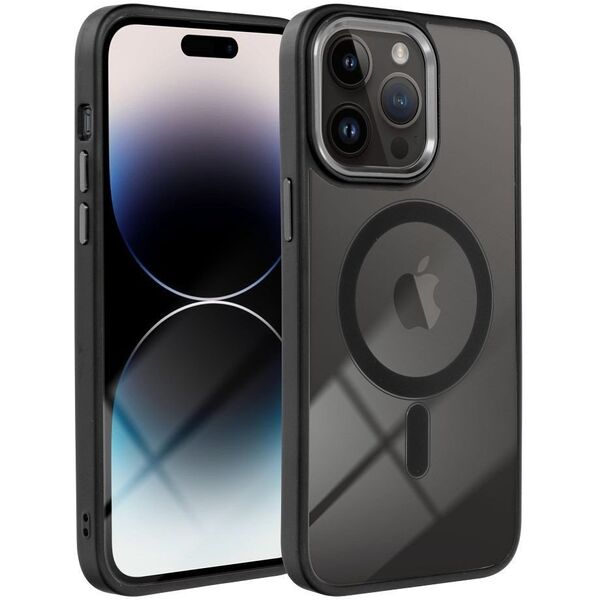 Θήκη COLOR EDGE MAG COVER συμβατή με MagSafe για IPHONE 15 Pro μαύρο