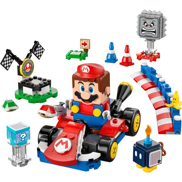 Super Mario Mario Kart™ — Interaktywna figurka LEGO® Mario™ i Standard Kart (72043)