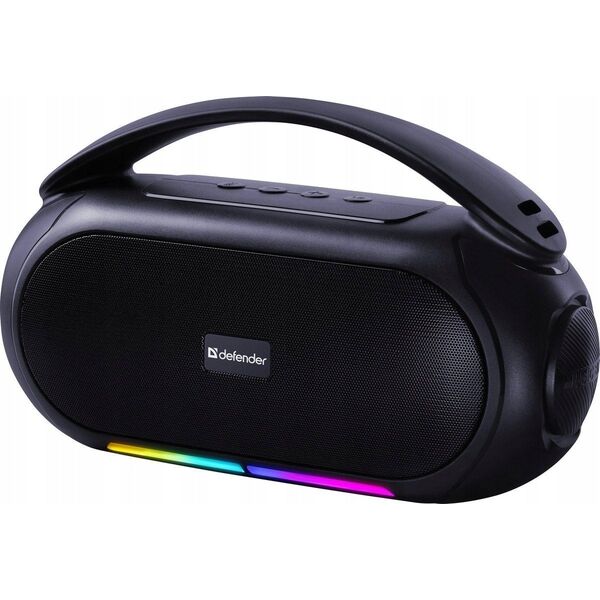 Głośnik Defender BEATBOX 12 Bluetooth 12W MP3/FM/SD/USB/LED czarny