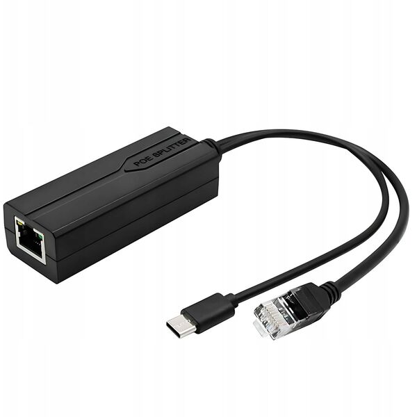 STABILIZATOR NAPIĘCIA 48V/5V POE-802.3AF/AT-1G-USB-C DELTA NETWORK