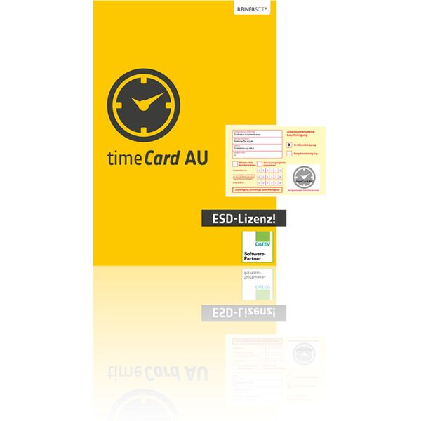 REINERSCT timeCard 10 Arbeitsunf�higkeit Jahreslizenz f�r 10 Mitarbeiter
