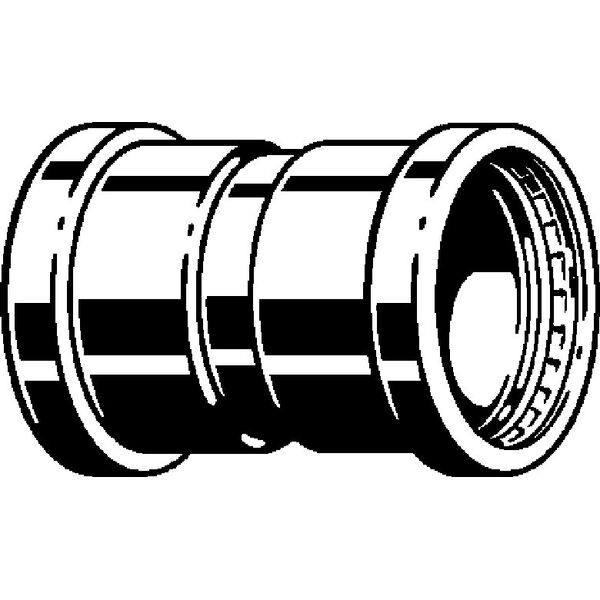 VIEGA Inox μούφα 88,9 mmINOX, ανοξείδωτο ατσάλι, SC-Contur
