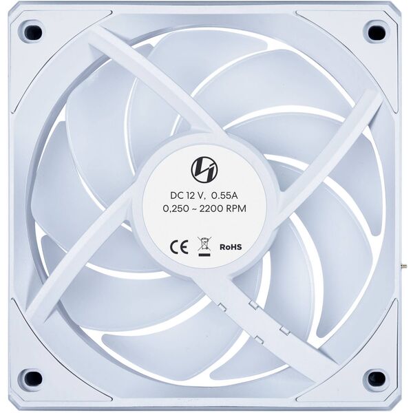 Wentylator Lian Li UNI FAN CL Wireless ARGB PWM 120mm White (12CL1W1W)