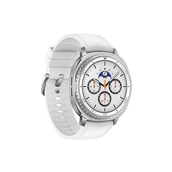 Samsung Galaxy Watch 8 Classic 3,3 cm (1.3") AMOLED 46 mm Cyfrowy 438 x 438 px Ekran dotykowy 4G Srebrny Wi-Fi GPS