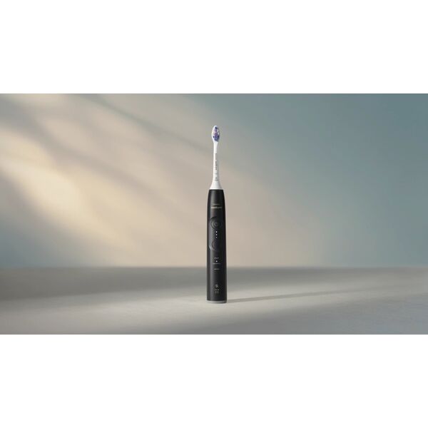 Philips Series 6500 HX7411/02 Rechargeable Sonic Electric Toothbrush, Adult, Sonic toothbrush, Daily care, Sensitive, Whitening, 62000 movements per minute, Black, 2 min, 4 x 30 sec