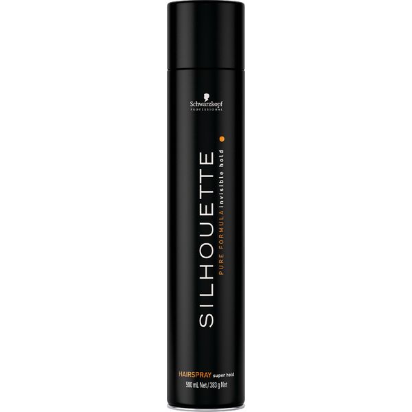 Schwarzkopf Silhouette Bardzo Mocny Lakier CZARNY 500ml