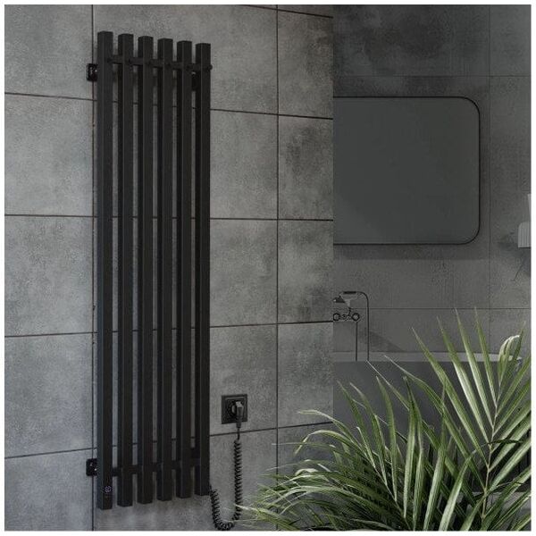 Ηλεκτρικός στεγνωτήρας πετσετών Navin Levante 330x1200, Αισθητήρας, 12-257053-3312, (καλώδιο στα δεξιά)