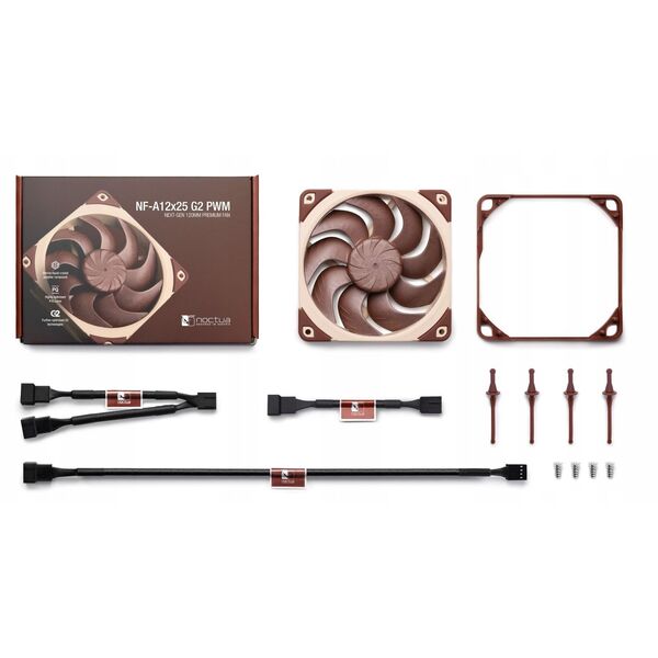 Zestaw wentylatorów Noctua NF-A12x25 G2 PWM Sx2 PP Sterrox 120mm Push Pull (2szt)