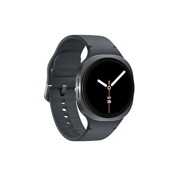 Samsung Galaxy Watch 8 3,81 cm (1.5") AMOLED 40 mm Cyfrowy 480 x 480 px Ekran dotykowy 4G Grafitowy Wi-Fi GPS