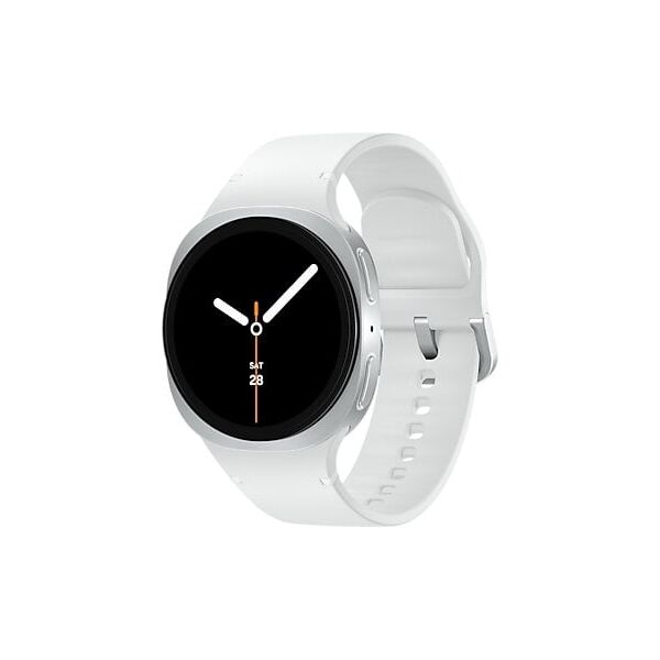 Samsung Galaxy Watch 8 3,81 cm (1.5") AMOLED 40 mm Cyfrowy 480 x 480 px Ekran dotykowy 4G Srebrny Wi-Fi GPS