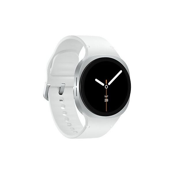 Samsung Galaxy Watch 8 3,81 cm (1.5") AMOLED 40 mm Cyfrowy 480 x 480 px Ekran dotykowy 4G Srebrny Wi-Fi GPS