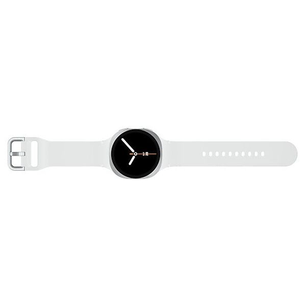 Samsung Galaxy Watch 8 3,81 cm (1.5") AMOLED 40 mm Cyfrowy 480 x 480 px Ekran dotykowy 4G Srebrny Wi-Fi GPS