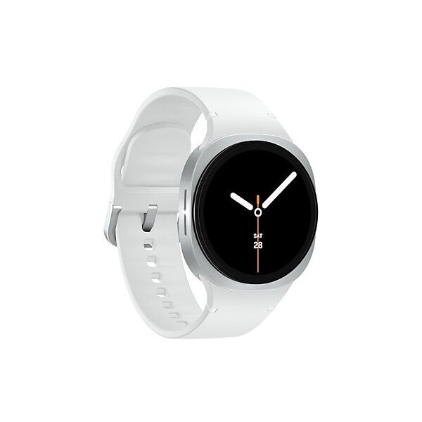 Samsung Galaxy Watch 8 3,81 cm (1.5") AMOLED 40 mm Cyfrowy 480 x 480 px Ekran dotykowy 4G Srebrny Wi-Fi GPS
