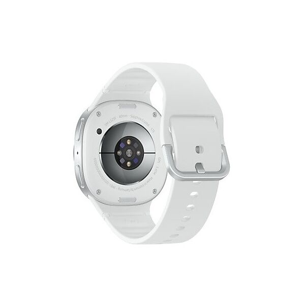 Samsung Galaxy Watch 8 3,81 cm (1.5") AMOLED 40 mm Cyfrowy 480 x 480 px Ekran dotykowy 4G Srebrny Wi-Fi GPS