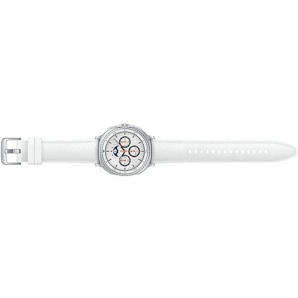 Samsung Galaxy Watch 8 Classic 3,3 cm (1.3") AMOLED 46 mm Cyfrowy 438 x 438 px Ekran dotykowy Srebrny Wi-Fi GPS