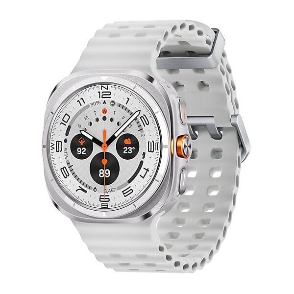 Samsung Galaxy Watch Ultra 3,81 cm (1.5") AMOLED 47 mm Cyfrowy 480 x 480 px Ekran dotykowy 4G Tytan, Biały Wi-Fi GPS