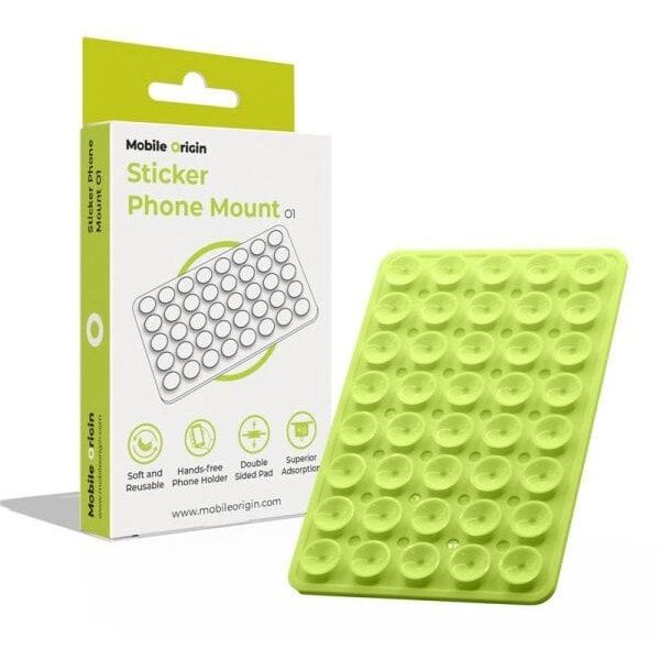 Mobile Origin Sticker Phone Mount O1, green