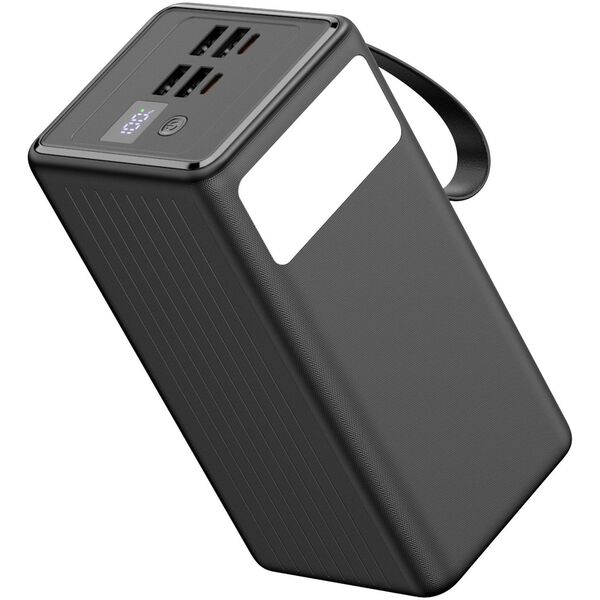 PLATINET POWER BANK 60000 mAh 65W PD FLASHLIGHT USB-C 1M CABLE [46260]