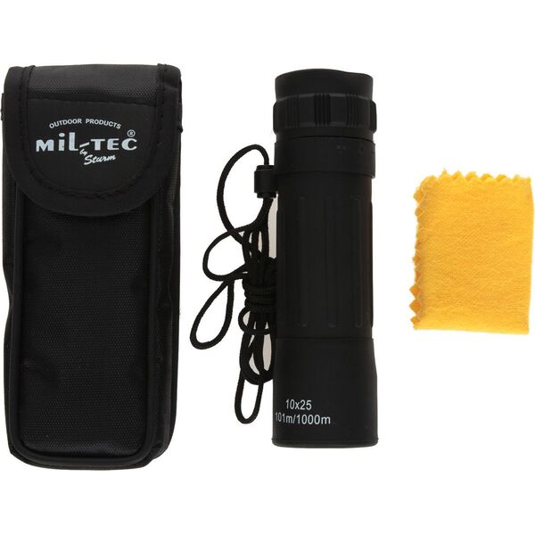 Luneta Mil-Tec Monokular 10x25 Mil-Tec Black roz. uniw (15705002)