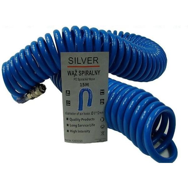 Silver Wąż pneumatyczny spiralny 8mm 15m (10550/15)