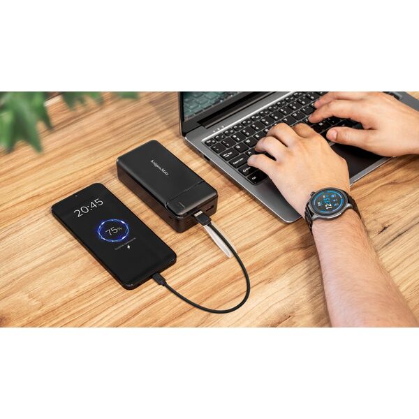 PowerBank Kruger&amp|Matz 30000 mAh Li-ion z funkcją QC oraz PD