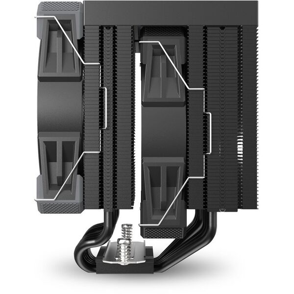 Sharkoon A60 RGB Procesor Chłodnica powietrza 12 cm Czarny 1 szt.