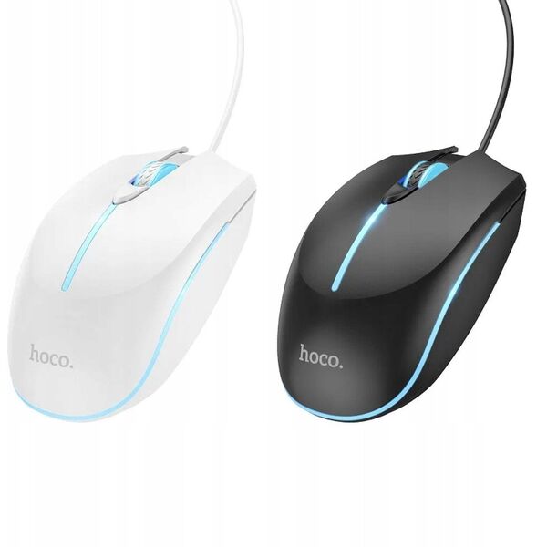 Myszka przewodowa gamingowa Hoco USB A 2400 dpi GM37 czarna