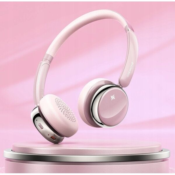 FiiO Snowsky Anytime - pink - Słuchawki Nauszne Bluetooth z Aktywną Redukcją Szumów ANC