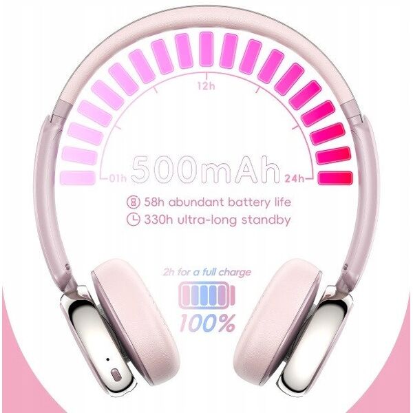 FiiO Snowsky Anytime - Titanium Gold - Słuchawki Nauszne Bluetooth z Aktywną Redukcją Szumów ANC