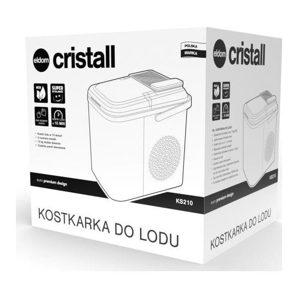 Kostkarka do lodu Eldom Kostkarka do lodu Eldom KS210 CRISTALL